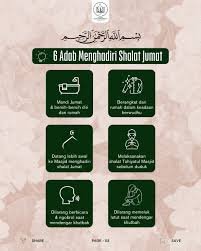 Adab Sholat Jum'at