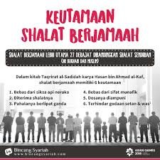 Keutamaan Shalat Berjamaah