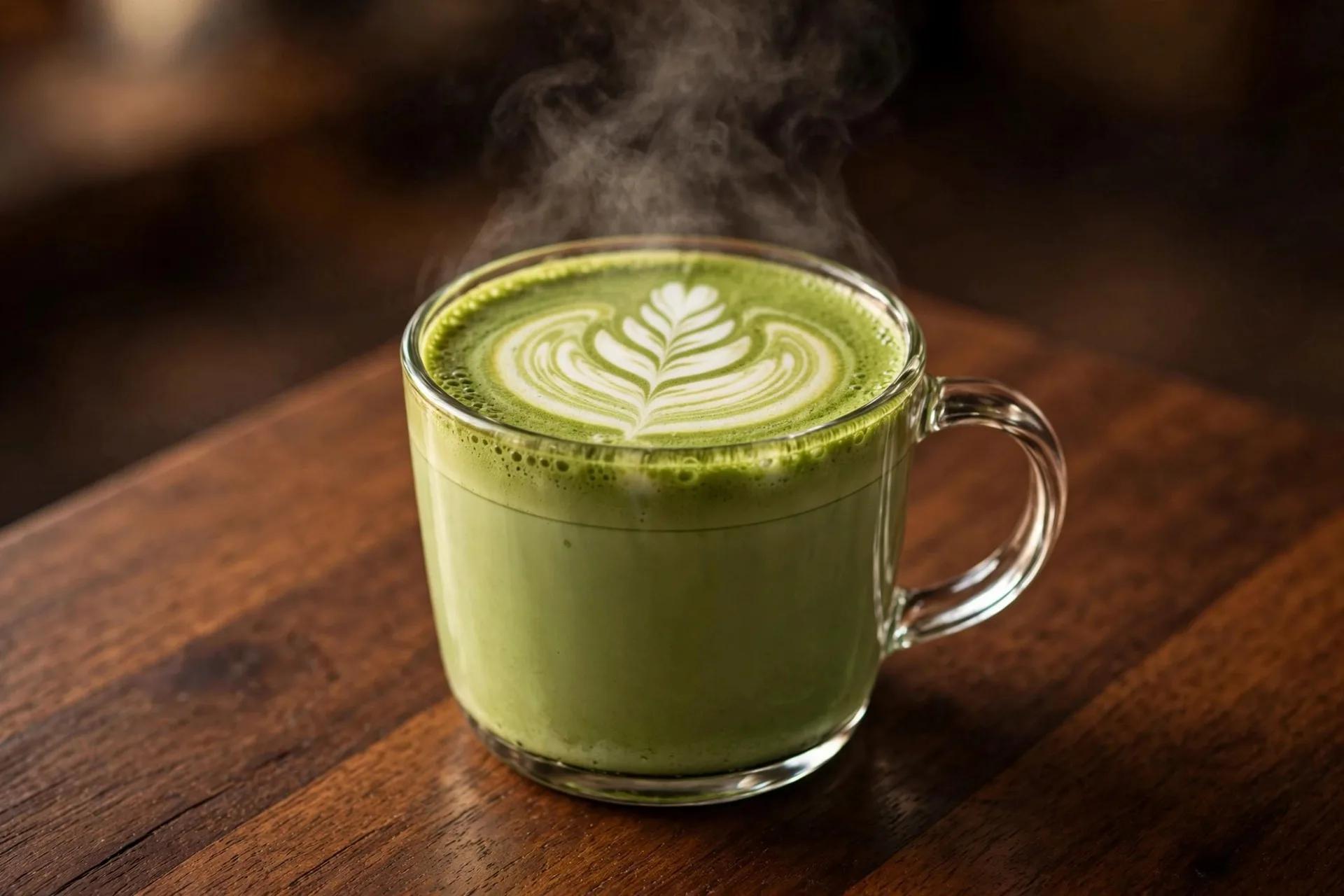 Hot Matcha latte