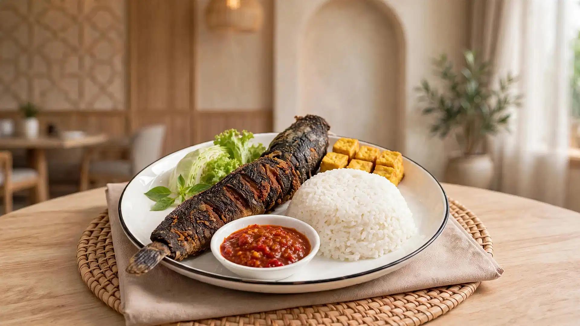 Nasi Lele goreng