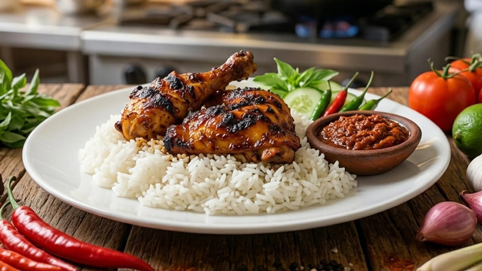 Nasi Ayam Bakar